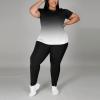 imagePINSV Plus Size Outfits For Women 2 Piece Sets 1x5xGradient Black