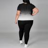 imagePINSV Plus Size Outfits For Women 2 Piece Sets 1x5xGradient Black