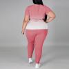 imagePINSV Plus Size Outfits For Women 2 Piece Sets 1x5xGradient Pink