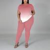 imagePINSV Plus Size Outfits For Women 2 Piece Sets 1x5xGradient Pink