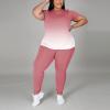 imagePINSV Plus Size Outfits For Women 2 Piece Sets 1x5xGradient Pink