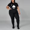 imagePINSV Plus Size Outfits For Women 2 Piece Sets 1x5xPrint Queen