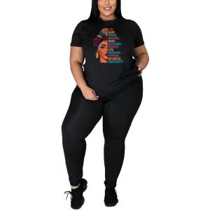 imagePINSV Plus Size Outfits For Women 2 Piece Sets 1x5xPrint Girl