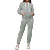 imagePINSV Sweatsuit Outfits For Women 2 Piece Set Casual Jogging Suits TracksuitsLight Gray