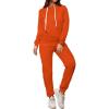 imagePINSV Sweatsuit Outfits For Women 2 Piece Set Casual Jogging Suits TracksuitsOrange