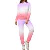 imagePINSV Sweatsuit Outfits For Women 2 Piece Set Casual Jogging Suits TracksuitsPurple Pink Gradient