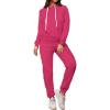 imagePINSV Sweatsuit Outfits For Women 2 Piece Set Casual Jogging Suits TracksuitsRose Red