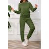 imagePINSV Sweatsuits Women 2 Piece Outfits Casual Jogging Suits Long Sleeve Hoodie Sweatpants Two Piece Tracksuits SetsArmy Green