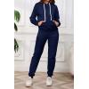 imagePINSV Sweatsuits Women 2 Piece Outfits Casual Jogging Suits Long Sleeve Hoodie Sweatpants Two Piece Tracksuits SetsDark Blue