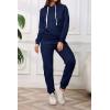 imagePINSV Sweatsuits Women 2 Piece Outfits Casual Jogging Suits Long Sleeve Hoodie Sweatpants Two Piece Tracksuits SetsDark Blue