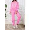 imagePINSV Sweatsuits Women 2 Piece Outfits Casual Jogging Suits Long Sleeve Hoodie Sweatpants Two Piece Tracksuits SetsPink