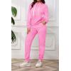 imagePINSV Sweatsuits Women 2 Piece Outfits Casual Jogging Suits Long Sleeve Hoodie Sweatpants Two Piece Tracksuits SetsPink