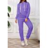 imagePINSV Sweatsuits Women 2 Piece Outfits Casual Jogging Suits Long Sleeve Hoodie Sweatpants Two Piece Tracksuits SetsPurple