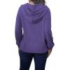 imagePINSV Women Quarter Zip Hoodie Sweatshirt Basic Long Sleeve Pullover Loose Fit Half Zipper SweatshirtsLight Purple