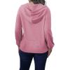 imagePINSV Women Quarter Zip Hoodie Sweatshirt Basic Long Sleeve Pullover Loose Fit Half Zipper SweatshirtsPink