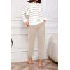 imagePINSV Sweat Suit For Women 2 Piece Set Jogger Outfits Lounge Sets Casual TracksuitApricot