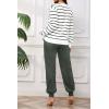 imagePINSV Sweat Suit For Women 2 Piece Set Jogger Outfits Lounge Sets Casual TracksuitDark Green