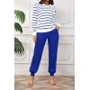 imagePINSV Sweat Suit For Women 2 Piece Set Jogger Outfits Lounge Sets Casual TracksuitRoyal Blue