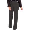 imagePINSV Womens High Waisted Stretchy Bootcut Pull On Dress Pants Casual Work Pants3257 Dark Grey