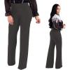 imagePINSV Womens High Waisted Stretchy Bootcut Pull On Dress Pants Casual Work Pants3257 Dark Grey