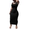 imagePINSV Womens Sexy Bodycon Tank Dress Basic Sleeveless Long Maxi Dresses Party Club Beach SundressesAblack