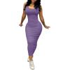 imagePINSV Womens Sexy Bodycon Tank Dress Basic Sleeveless Long Maxi Dresses Party Club Beach SundressesApurple