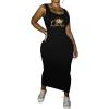imagePINSV Womens Sexy Bodycon Tank Dress Basic Sleeveless Long Maxi Dresses Party Club Beach SundressesBqueen Crown