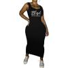 imagePINSV Womens Sexy Bodycon Tank Dress Basic Sleeveless Long Maxi Dresses Party Club Beach SundressesBwhite Letter