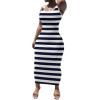 imagePINSV Womens Sexy Bodycon Tank Dress Basic Sleeveless Long Maxi Dresses Party Club Beach SundressesCdark Blue Striped