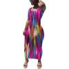 imagePINSV Womens Sexy Bodycon Tank Dress Basic Sleeveless Long Maxi Dresses Party Club Beach SundressesCstripe Print