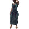 imagePINSV Womens Sexy Bodycon Tank Dress Basic Sleeveless Long Maxi Dresses Party Club Beach SundressesDbody Line Print
