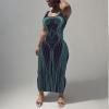 imagePINSV Womens Sexy Bodycon Tank Dress Basic Sleeveless Long Maxi Dresses Party Club Beach SundressesDbody Line Print