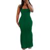 imagePINSV Women Summer Long Dress Casual Slip Sexy Sleeveless Bodycon Maxi Dresses for WomenGreen