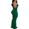 imagePINSV Women Summer Long Dress Casual Slip Sexy Sleeveless Bodycon Maxi Dresses for WomenGreen