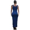 imagePINSV Womens Scoop Neck Bodycon Maxi Dress Stretchy Sleeveless Summer Tank Dress Sexy Party Club Beach SundressBlue