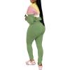 imagePINSV Womens 2 Piece Outfits Lapel Half Zip Long Sleeve Sweatshirts Sweatpants Tracksuit Casual SweatsuitsYellow Green