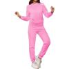 imagePINSV Sweatsuits Women 2 Piece Outfits Casual Jogging Suits Long Sleeve Hoodie Sweatpants Tracksuits SetsPink