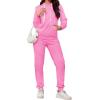 imagePINSV Sweatsuits Women 2 Piece Outfits Casual Jogging Suits Long Sleeve Hoodie Sweatpants Tracksuits SetsPink