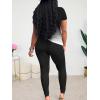 imageLounge Sets for Women 2 Piece Summer Casual Jogger Workout Outfits Short Tops Long Pant Sweat suit leggings setBlack Gradient
