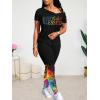 imageLounge Sets for Women 2 Piece Summer Casual Jogger Workout Outfits Short Tops Long Pant Sweat suit leggings setBlack Splatter Print