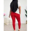 imageLounge Sets for Women 2 Piece Summer Casual Jogger Workout Outfits Short Tops Long Pant Sweat suit leggings setRed Lip Print